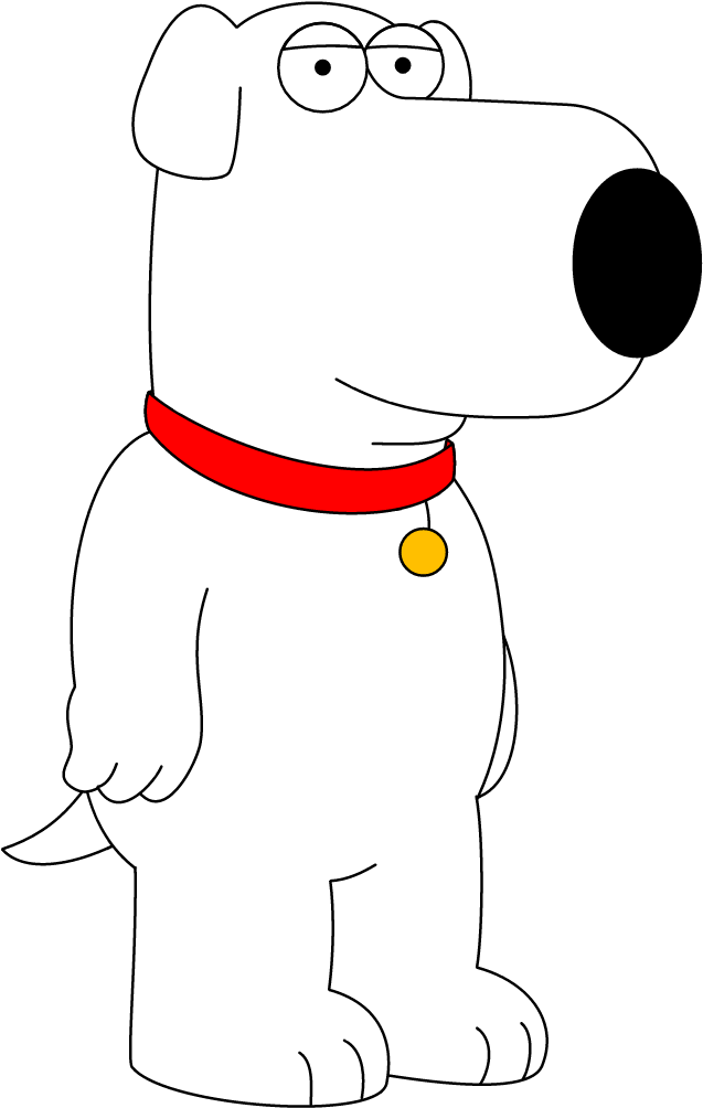 Brian Griffin cartoon dog